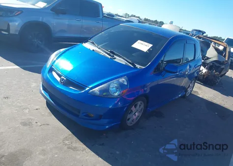 2007 Honda Fit Sport from USA, damaged, VIN JHMGD37627S050653